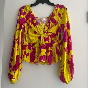 Caroline Constas Silk Top Small